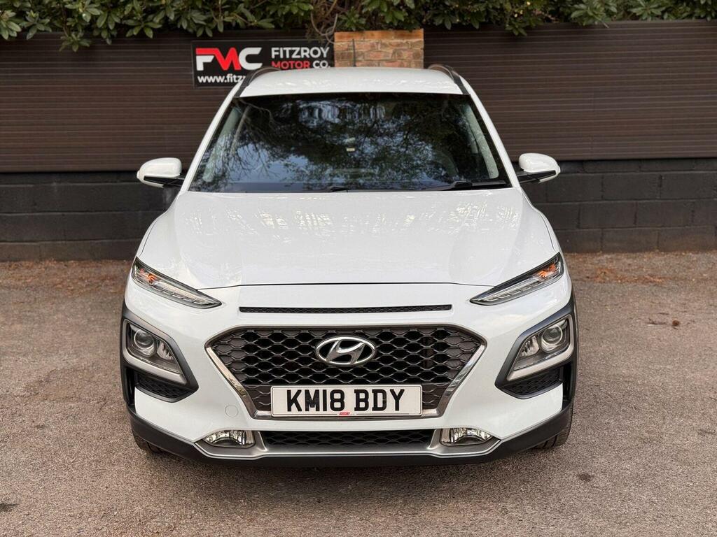 Hyundai Kona 1.0 T-gdi Blue Drive Premium Euro 6 Ss KM18BDY White #3
