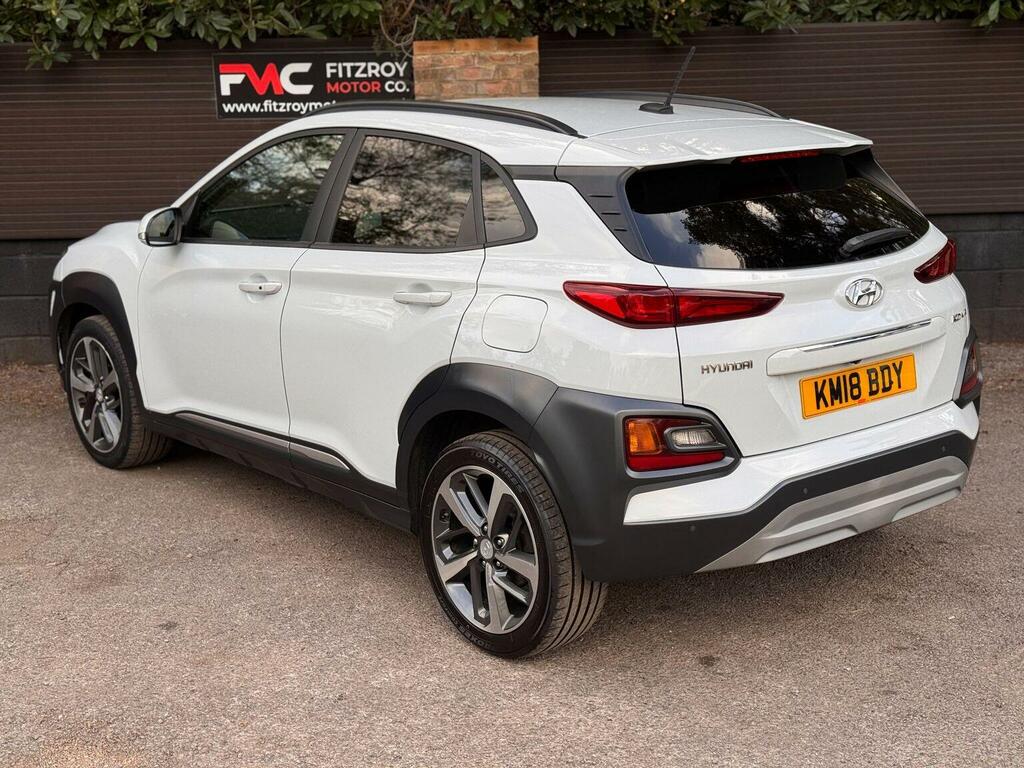 Hyundai Kona 1.0 T-gdi Blue Drive Premium Euro 6 Ss KM18BDY White #5