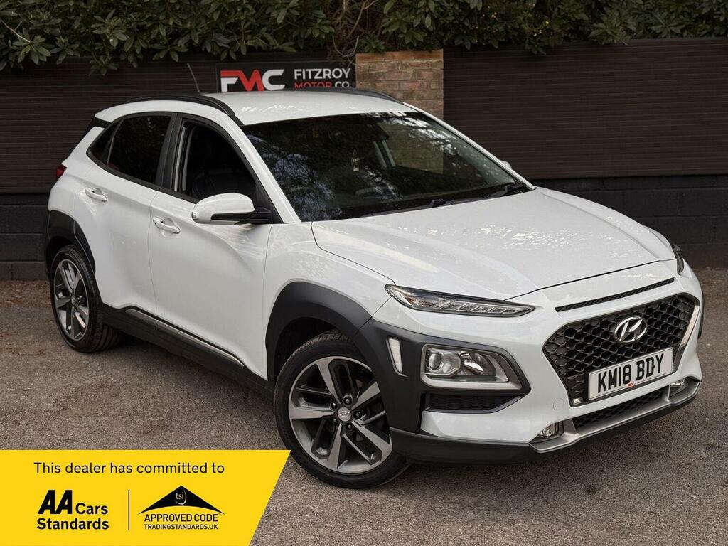 Hyundai Kona 1.0 T-gdi Blue Drive Premium Euro 6 Ss White