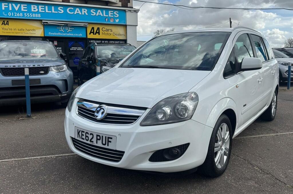 Vauxhall Zafira Mpv 1.6 16V Design Euro 5 Snav 201262 White