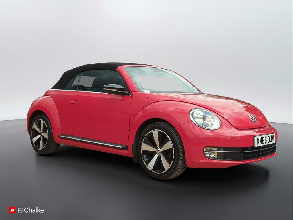 Volkswagen Beetle 2.0 Tdi Bluemotion Tech Sport Cabriolet Dsg Euro 6 Red