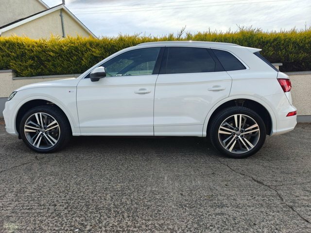 Audi Q5 2.0 Tdi 40 S Line Suv S Tronic Quattro SW68UYJ White #6