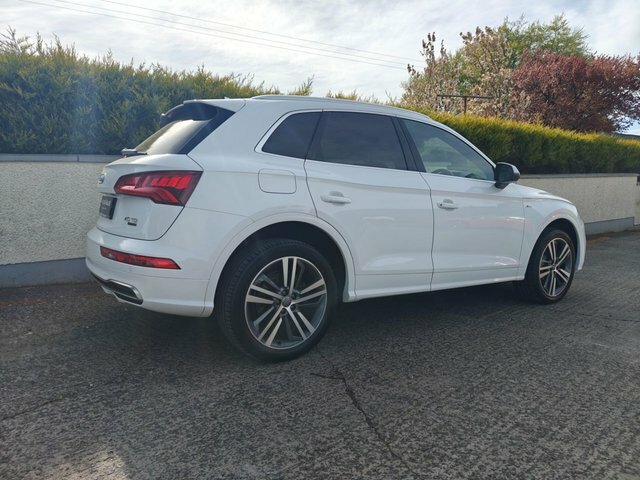 Audi Q5 2.0 Tdi 40 S Line Suv S Tronic Quattro SW68UYJ White #4