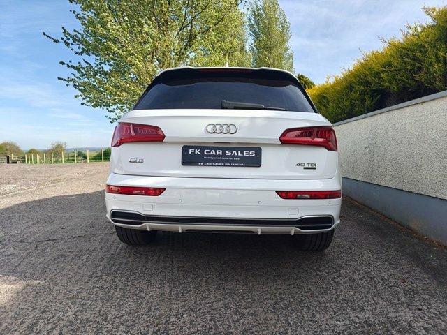 Audi Q5 2.0 Tdi 40 S Line Suv S Tronic Quattro SW68UYJ White #5