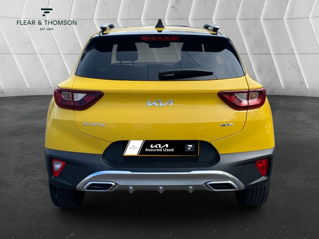 Kia Stonic 1.0 T-gdi Mhev Gt-line S Euro 6 Ss YP23LHB Yellow #4
