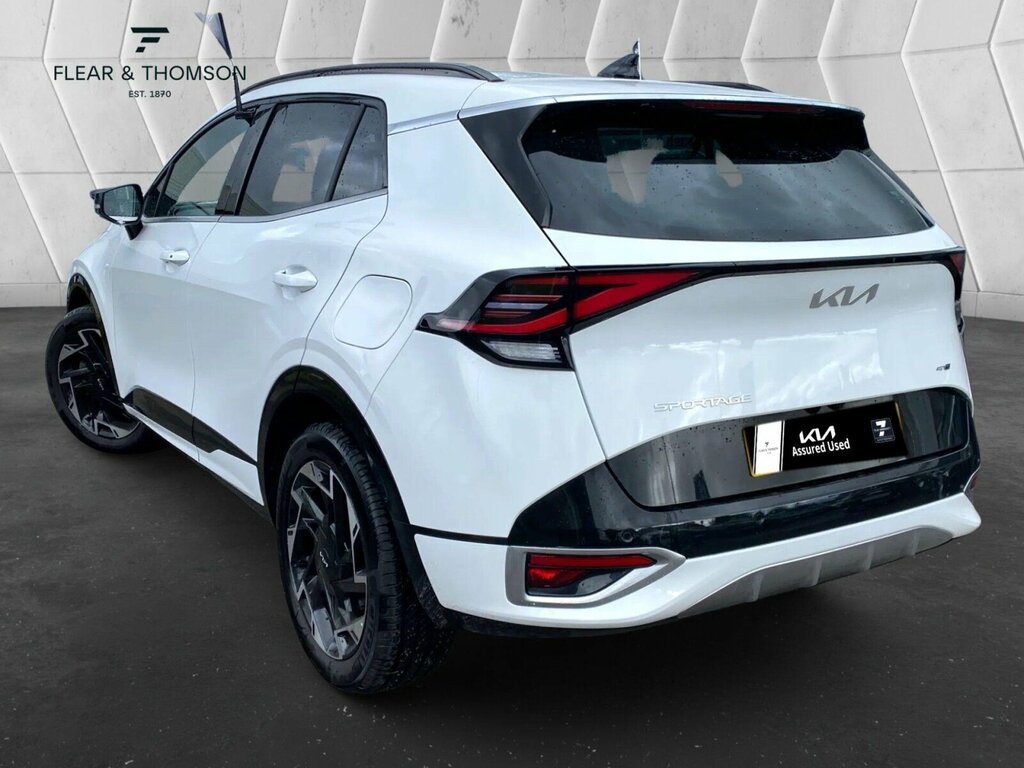 Kia Sportage 1.6 T-gdi Mhev Gt-line Euro 6 Ss White #3