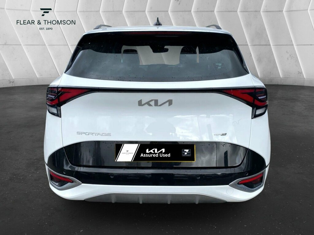 Kia Sportage 1.6 T-gdi Mhev Gt-line Euro 6 Ss White #4
