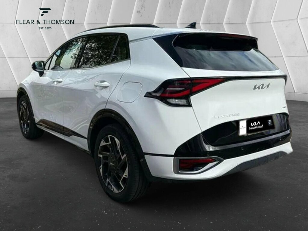 Kia Sportage 1.6 T-gdi Mhev Gt-line Euro 6 Ss SM25VNB White #3