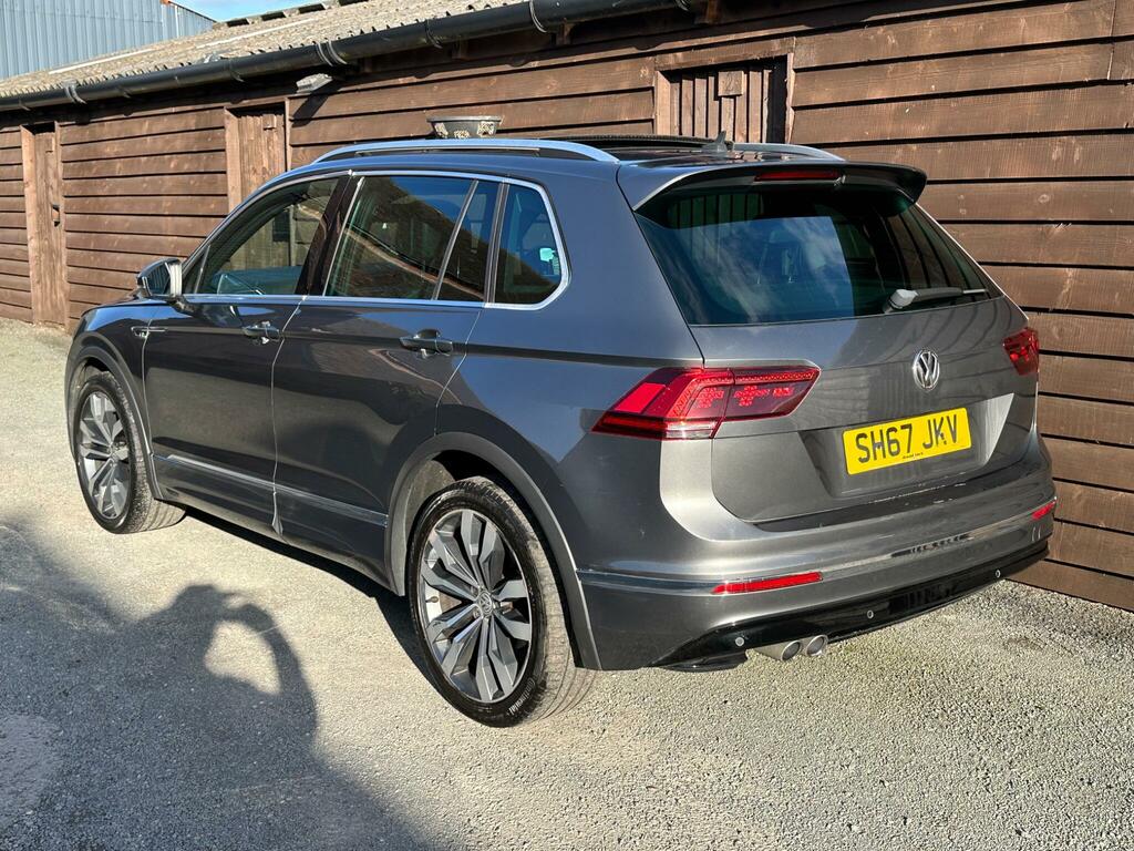 Volkswagen Tiguan 2.0 Tdi R-line Dsg 4Motion Euro 6 Ss SH67JKV Grey #6