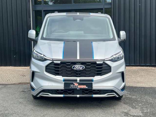 Ford Transit Custom 2.0 300 Ecoblue Sport Panel Van L1 WV74RCO Silver #2