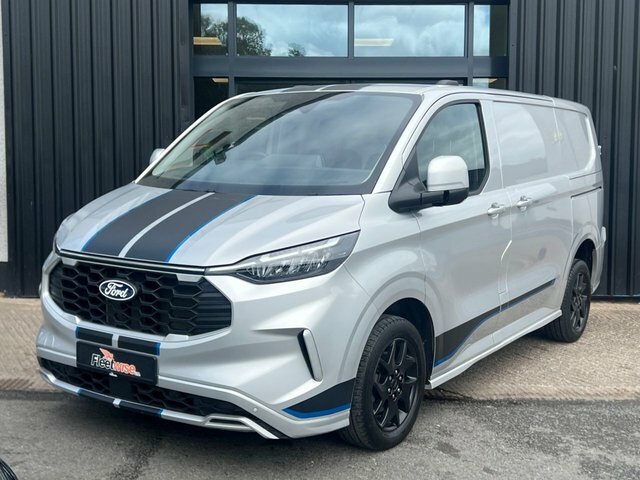 Ford Transit Custom 2.0 300 Ecoblue Sport Panel Van L1 WV74RCO Silver #3