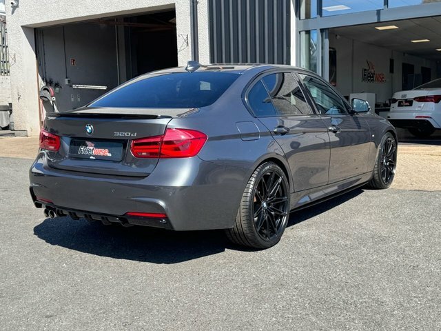 BMW 3 Series 2.0 320D M Sport Saloon Euro 6 S YK68KUB Grey #6
