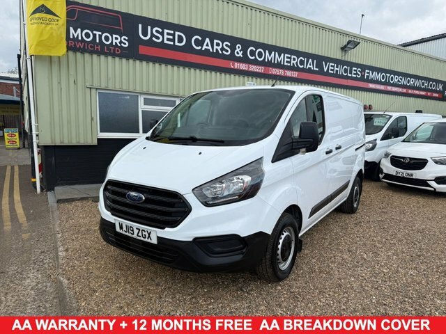 Ford Transit Custom 300 Ecoblue Panel Van White