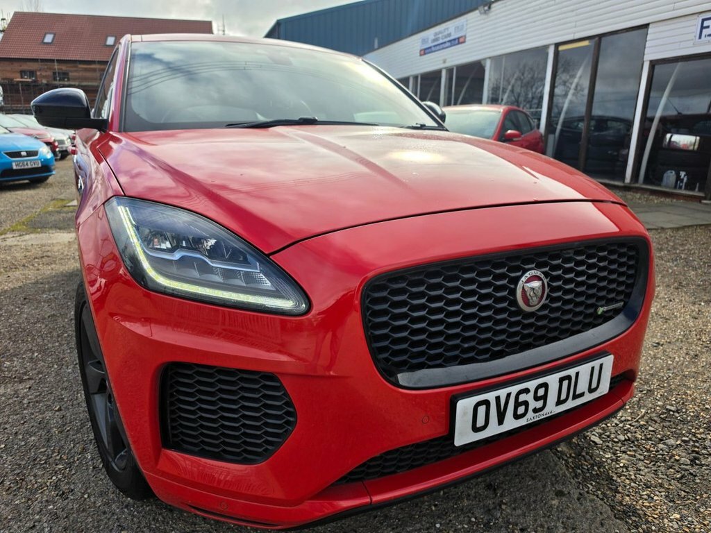 Jaguar E-Pace 2L Chequered Flag OV69DLU Red #3