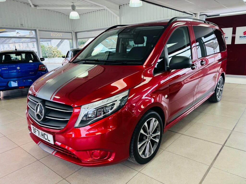 Mercedes-Benz Vito 2.0 116 Cdi Sport Tourer G-tronic Rwd L1 Euro 6 S Red #3