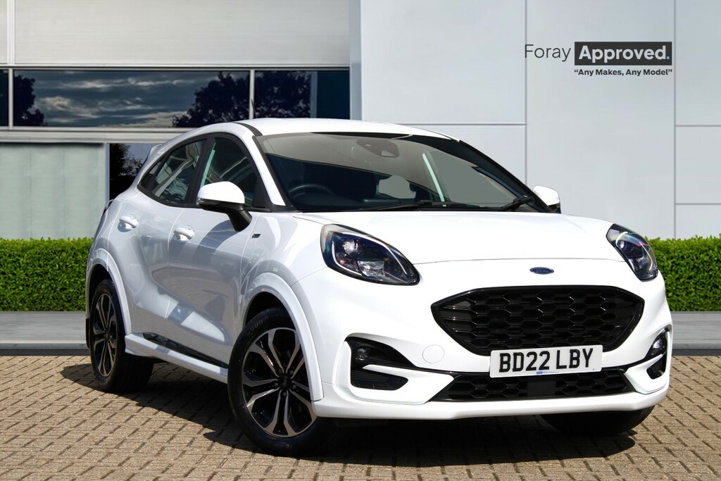 Ford Puma 1.0 Ecoboost Hybrid Mhev St-line White