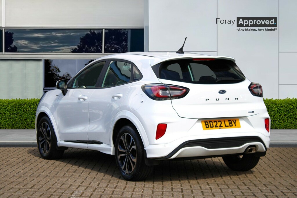 Ford Puma 1.0 Ecoboost Hybrid Mhev St-line BD22LBY White #4
