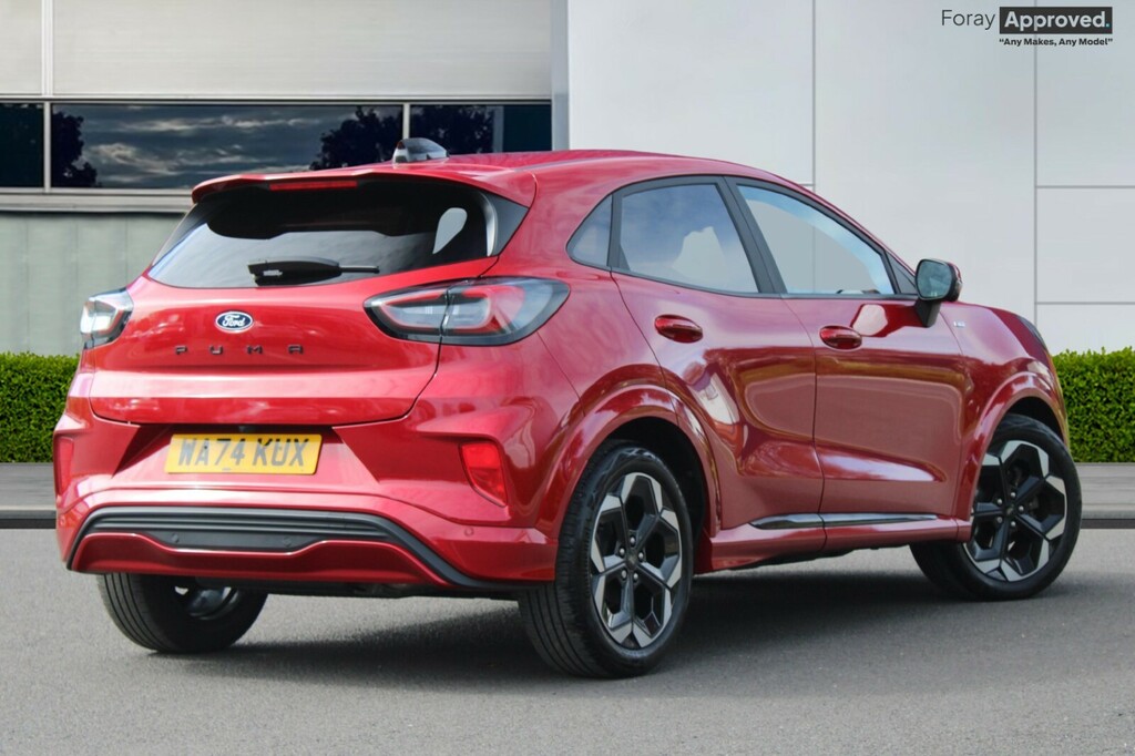 Ford Puma 1.0 Ecoboost Hybrid Mhev St-line X Dct WA74KUX Red #4