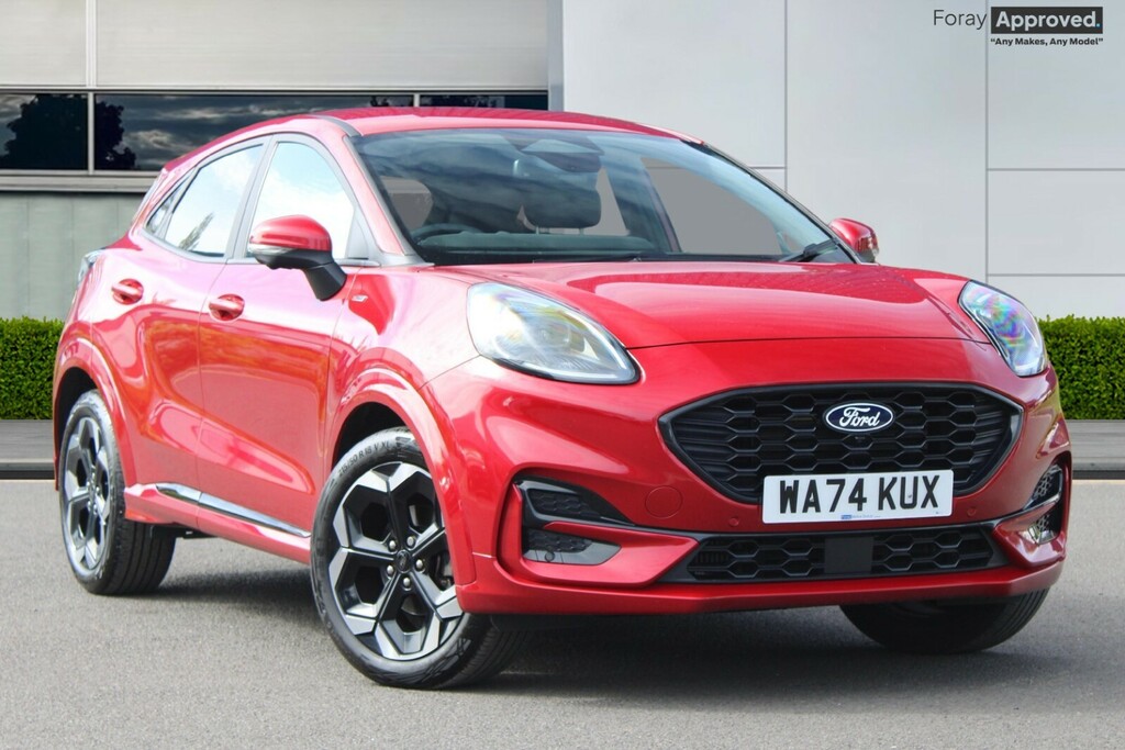 Ford Puma 1.0 Ecoboost Hybrid Mhev St-line X Dct Red