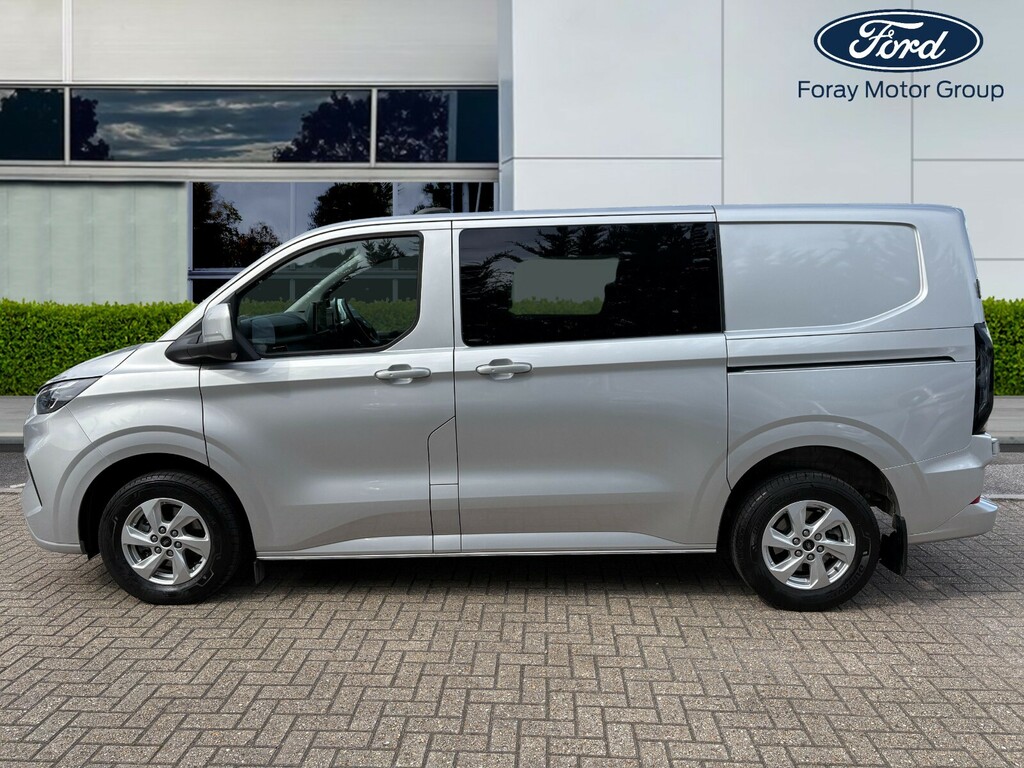 Ford Transit Custom 2.0 Ecoblue 136Ps H1 Double Cab Van Limited WP75FXR Silver #4