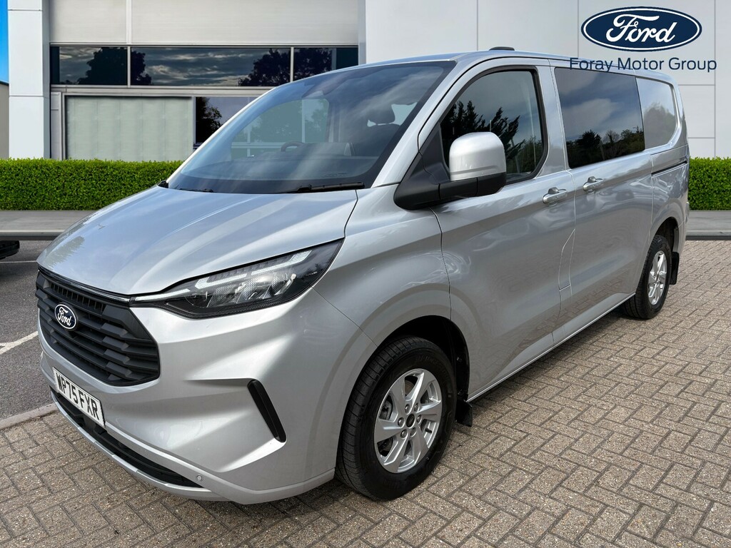 Ford Transit Custom 2.0 Ecoblue 136Ps H1 Double Cab Van Limited WP75FXR Silver #3