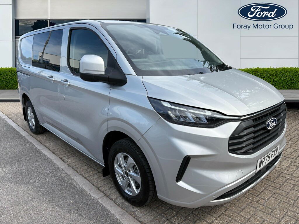Ford Transit Custom 2.0 Ecoblue 136Ps H1 Double Cab Van Limited Silver