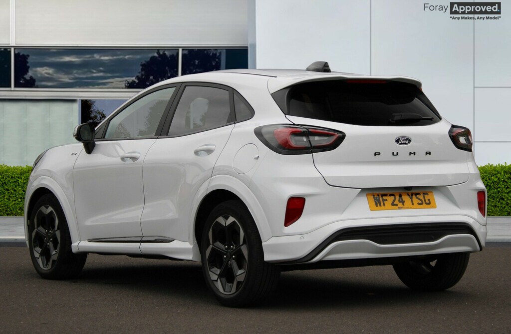 Ford Puma 1.0 Ecoboost Hybrid Mhev St-line X WF24YSG White #4