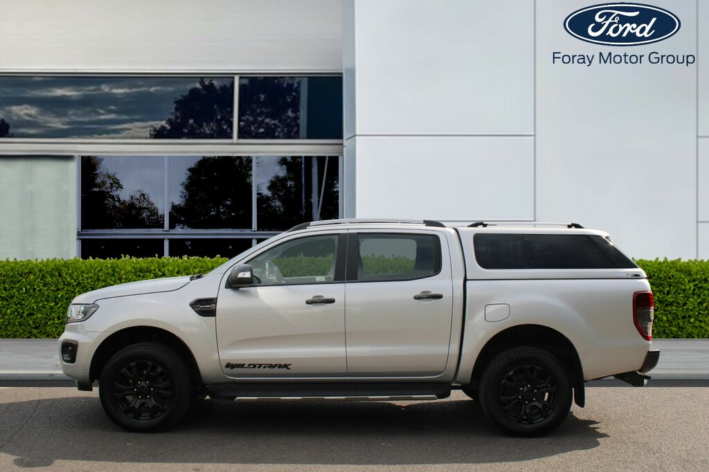 Ford Ranger Pick Up Double Cab Wildtrak 2.0 Ecoblue 213 WF72KBJ Silver #4