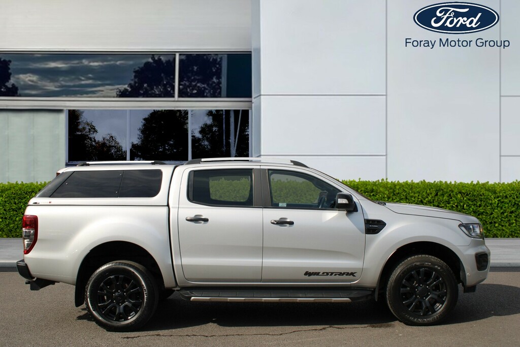 Ford Ranger Pick Up Double Cab Wildtrak 2.0 Ecoblue 213 WF72KBJ Silver #2