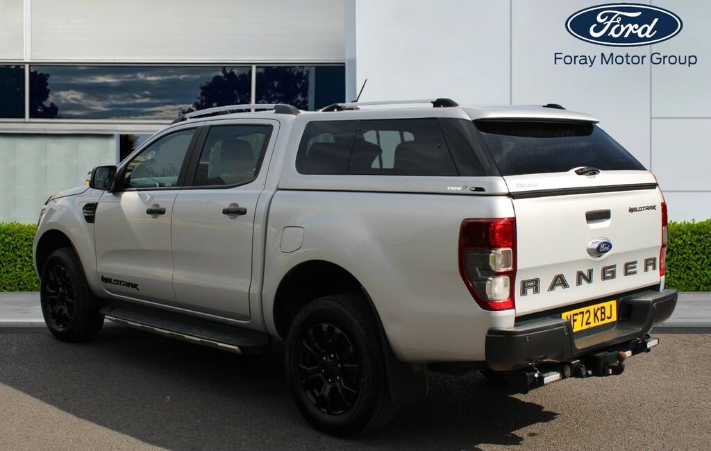 Ford Ranger Pick Up Double Cab Wildtrak 2.0 Ecoblue 213 WF72KBJ Silver #5