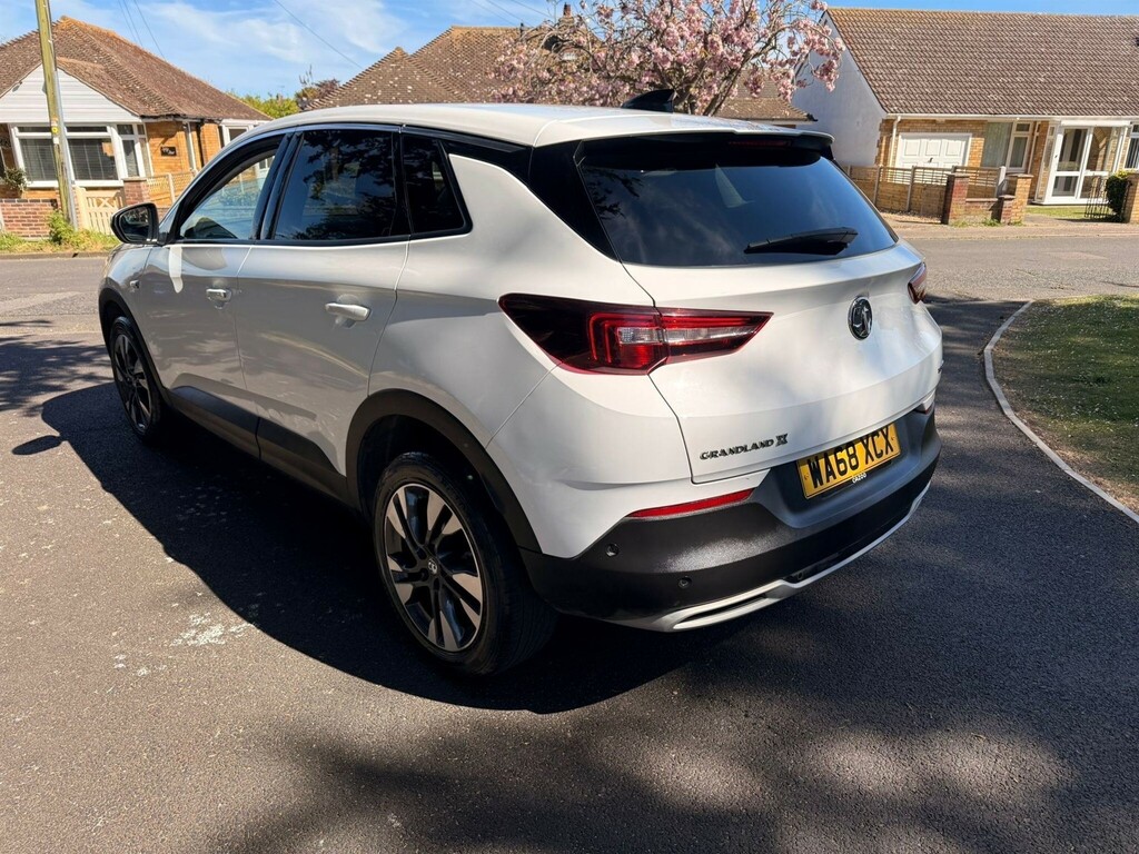 Vauxhall Grandland X 1.2 Turbo Sport Nav Euro 6 Ss WA68XCX White #4