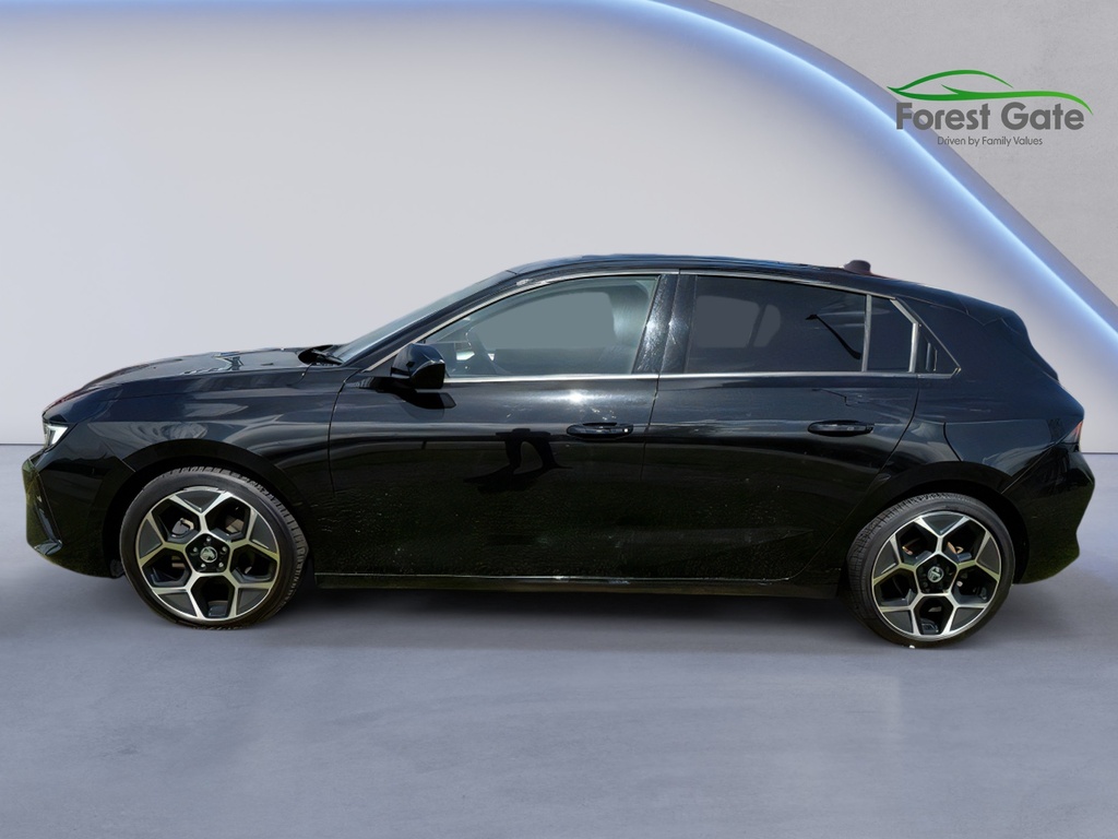 Vauxhall Astra 1.2 Turbo Ultimate Hatchback Euro BT74OFH Black #4