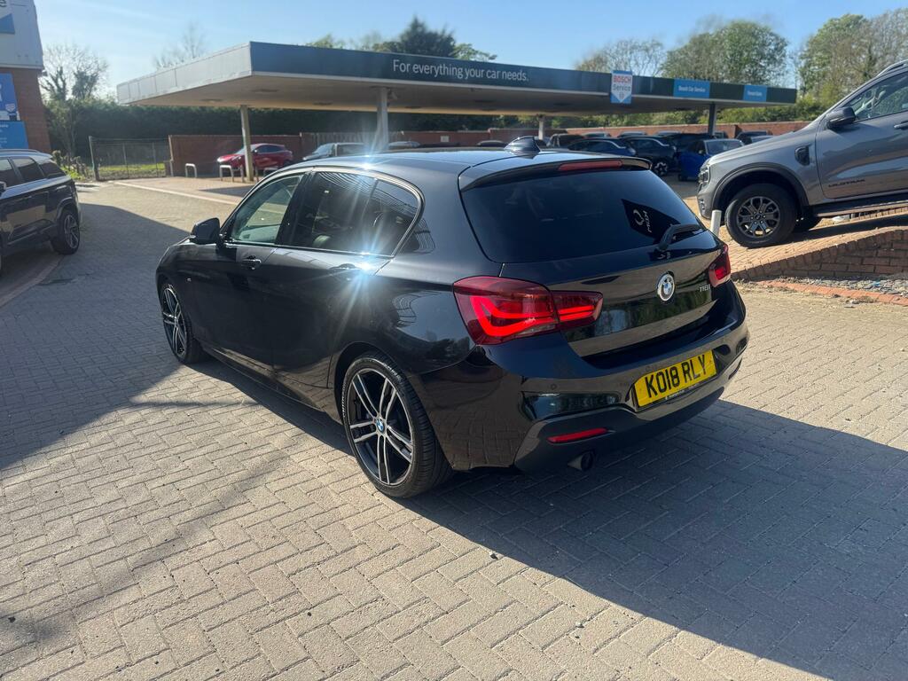 BMW 1 Series 1.5 118I M Sport Shadow Edition Hatchback Petr KO18RLY Black #6