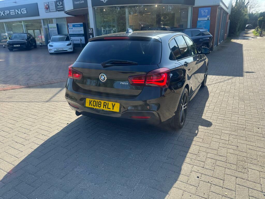 BMW 1 Series 1.5 118I M Sport Shadow Edition Hatchback Petr KO18RLY Black #2