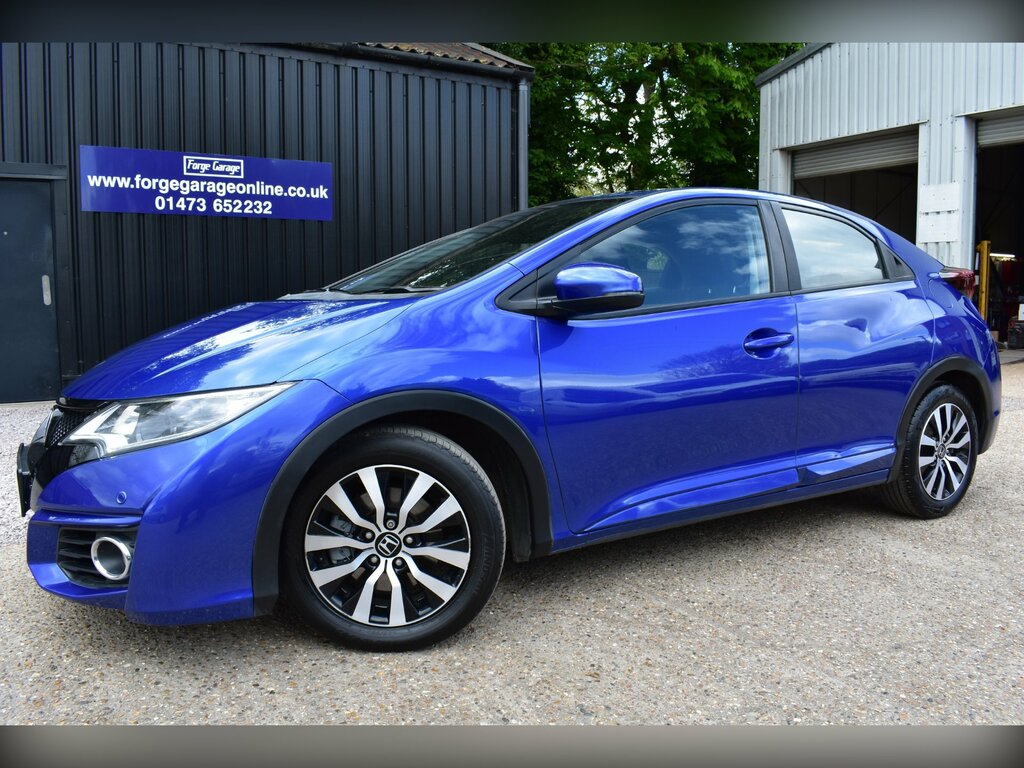 Honda Civic 1.6 I-dtec Se Plus Navi Hatchback Man Blue