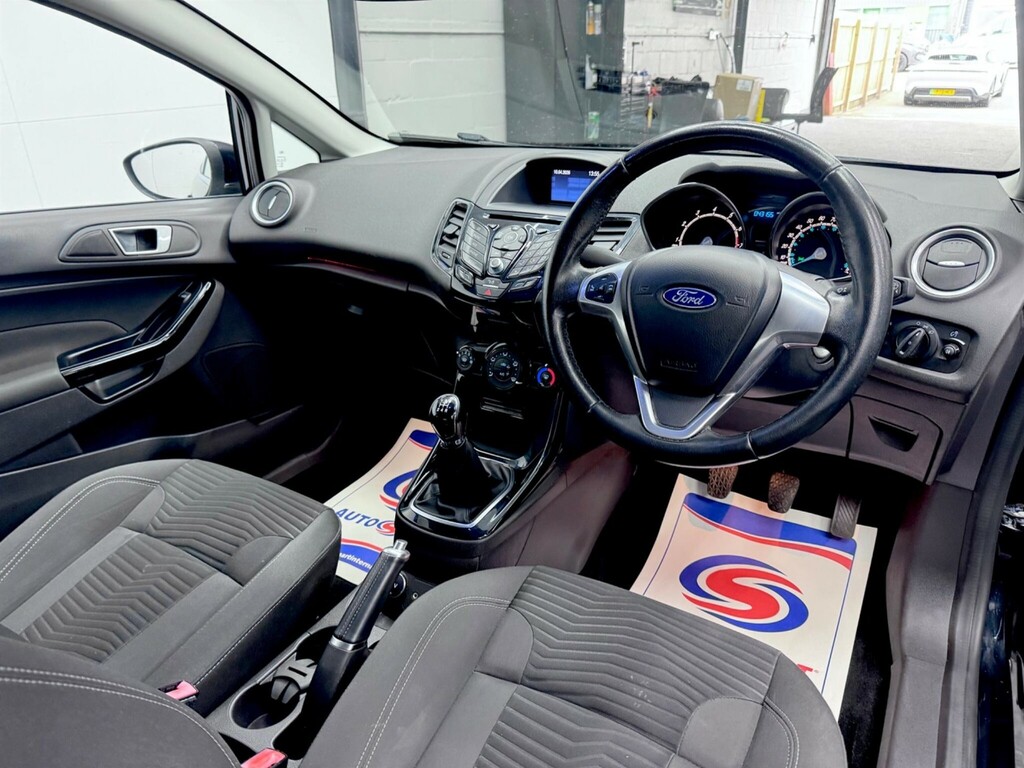 Ford Fiesta 1.25 Zetec Euro 6 EK65BND Black #3