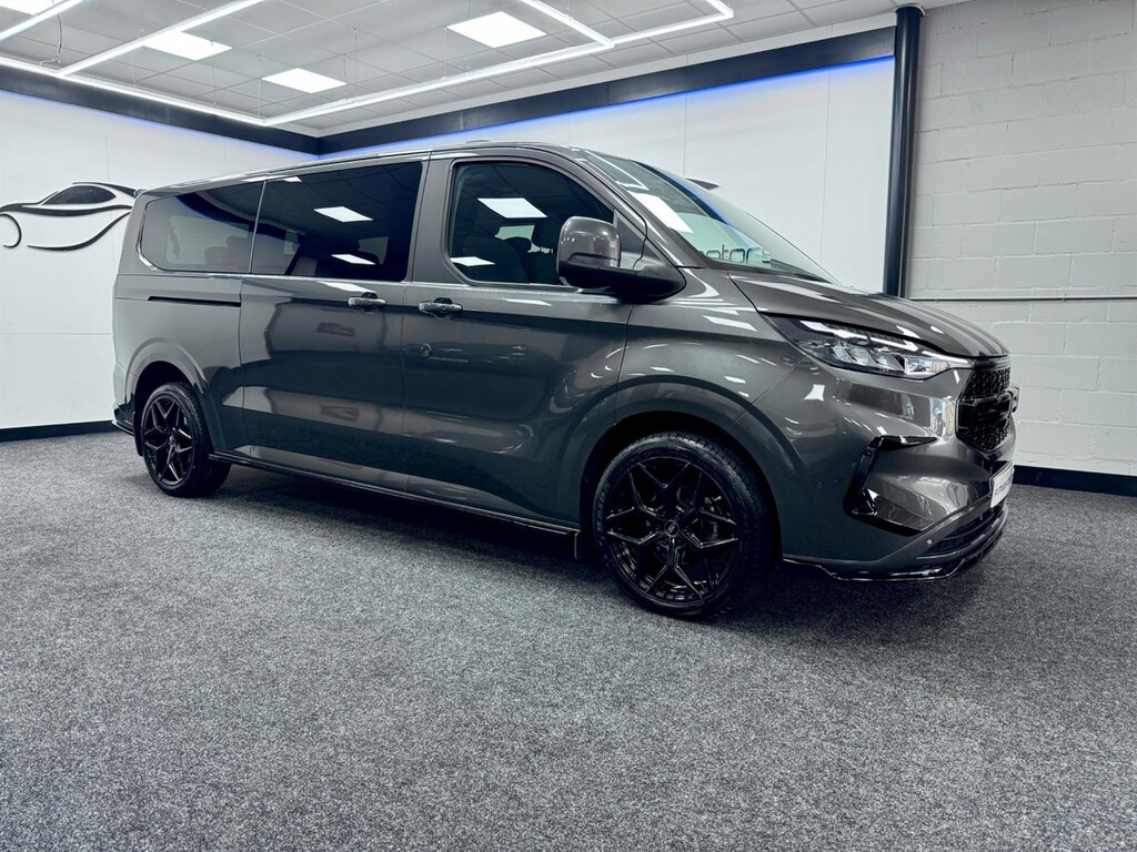 Ford Tourneo Custom 2.0 320 Ecoblue Titanium Minibus Double Cab Di BK25YEL Grey #4