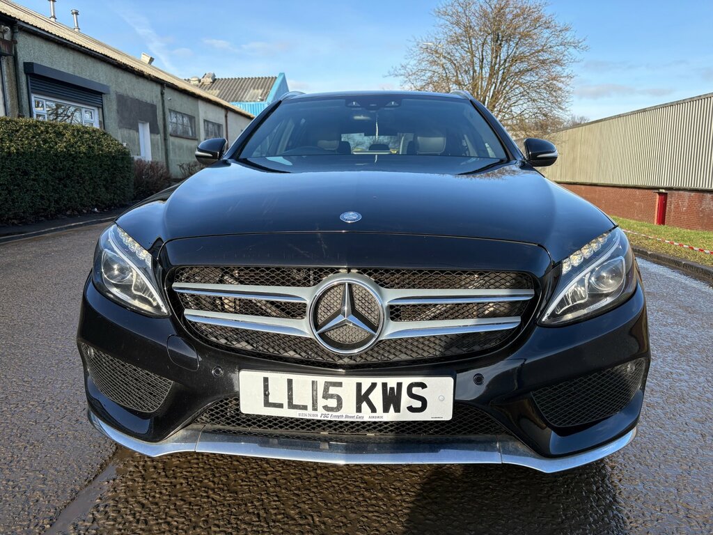 Mercedes-Benz C Class 2.1 C300h Bluetec Amg Line Estate Hybri LL15KWS Black #2