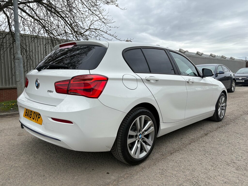 BMW 1 Series 1.5 118I Sport Hatchback Euro 6 S BA18OYP White #3