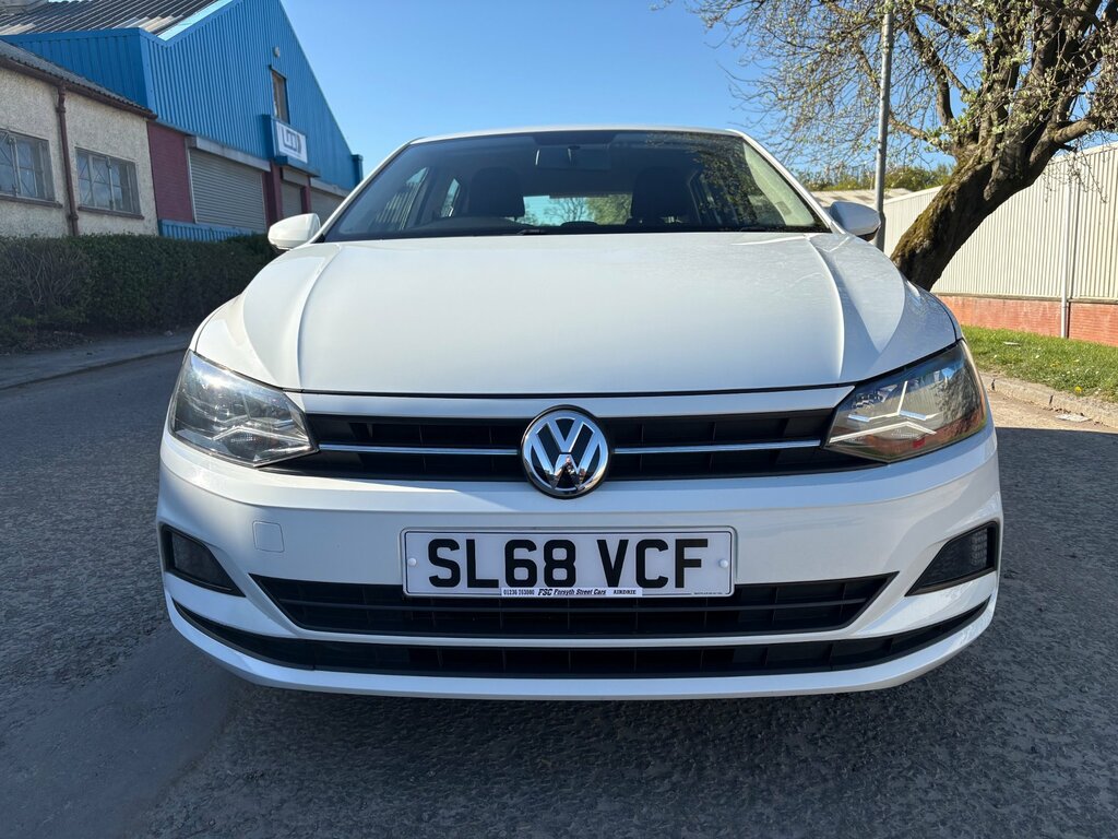 Volkswagen Polo 1.0 Evo Se Hatchback Euro 6 Ss SL68VCF White #2