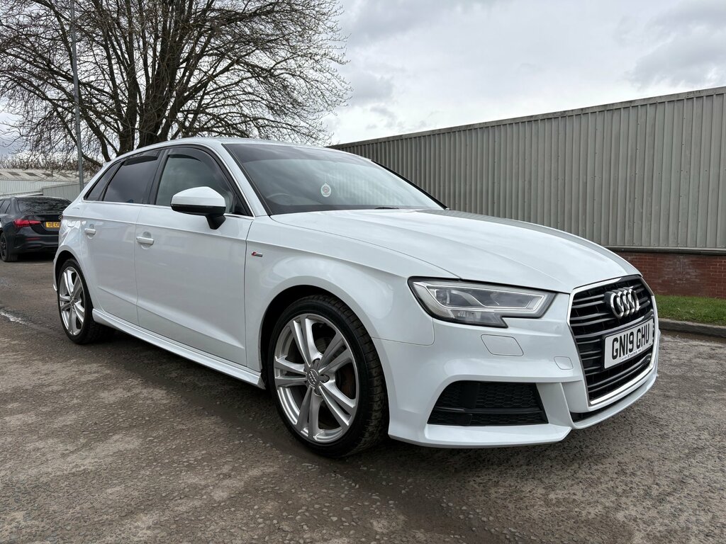Audi A3 1.6 Tdi 30 S Line Sportback S Tronic Eu White
