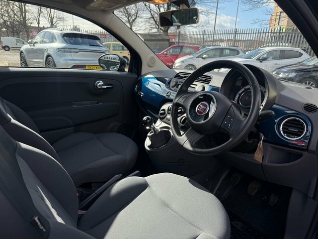 Fiat 500 1.2 Lounge Hatchback Euro 6 S S SD14OUV Blue #5