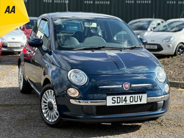 Fiat 500 1.2 Lounge Hatchback Euro 6 S S Blue