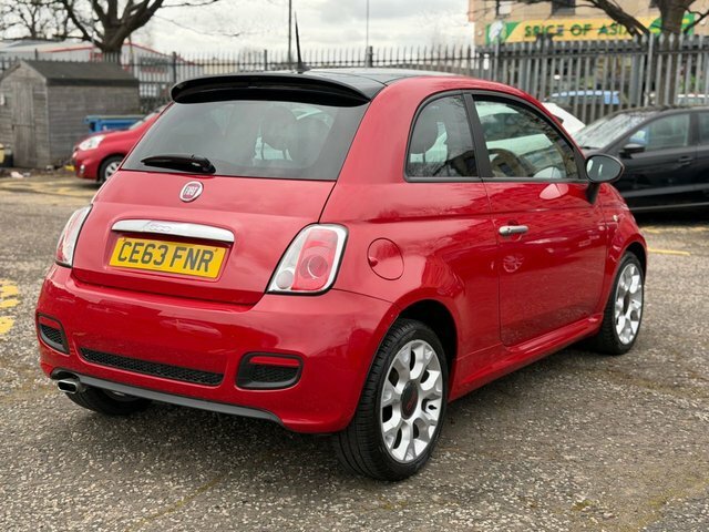 Fiat 500 0.9 Twinair S Hatchback Euro 5 Red #6