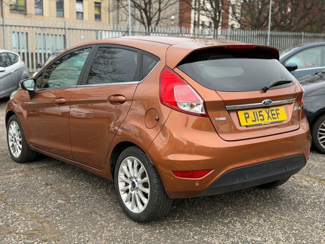 Ford Fiesta 1.0T Ecoboost Titanium X Hatchback Manu PJ15XEF Yellow #3