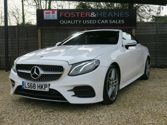Mercedes-Benz E Class 2.0 E300 Amg Line Cabriolet G-tronic E White