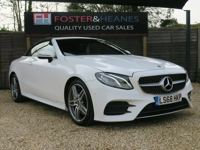 Mercedes-Benz E Class 2.0 E300 Amg Line Cabriolet G-tronic E LS68HKP White #6