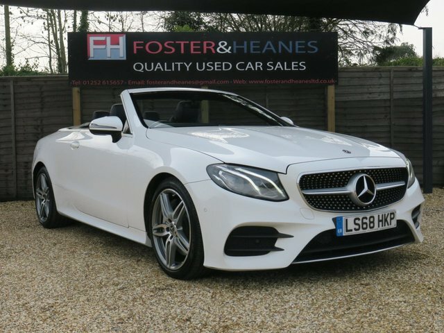 Mercedes-Benz E Class 2.0 E300 Amg Line Cabriolet G-tronic E LS68HKP White #2