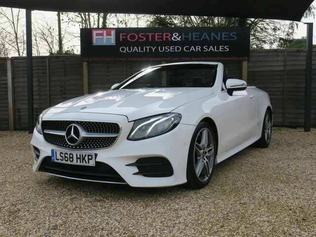 Mercedes-Benz E Class 2.0 E300 Amg Line Cabriolet G-tronic E LS68HKP White #3