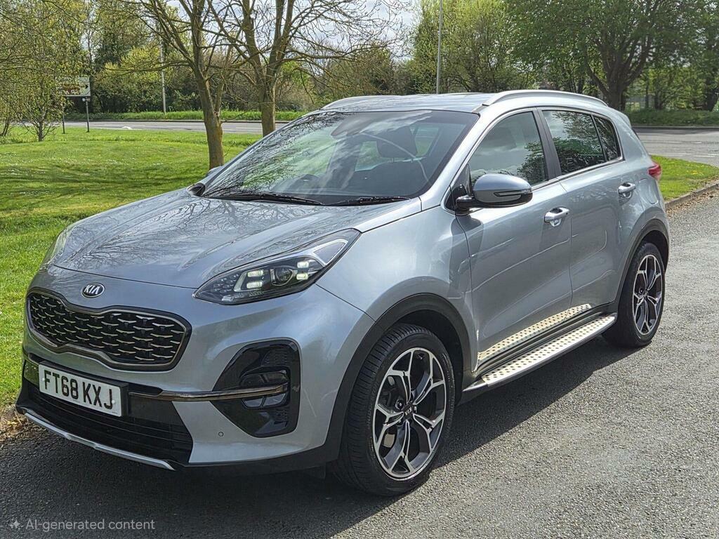 Kia Sportage 1.6 Crdi Gt-line Dct Euro 6 S S FT68KXJ Silver #3